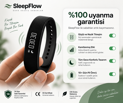 SleepFlow- Titreşimli Akıllı Bileklik